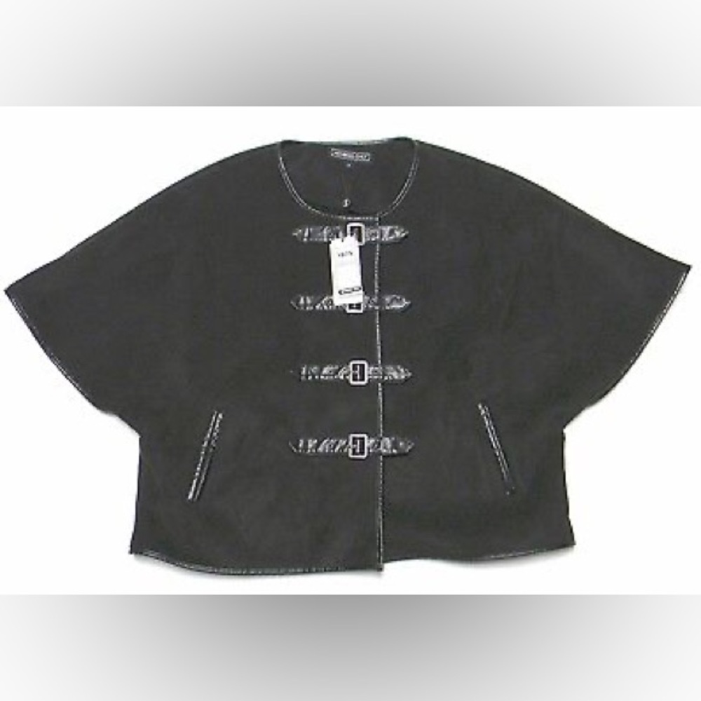 MEMBER'S ONLY Snap-On Button Down Faux Fur